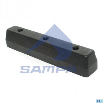 769 р. Буфер SCHMITZ полуприцепа парковочный 375х65х68мм SAMPA SAMPA 091.208  с доставкой в г. Пермь. Увеличить фотографию 1