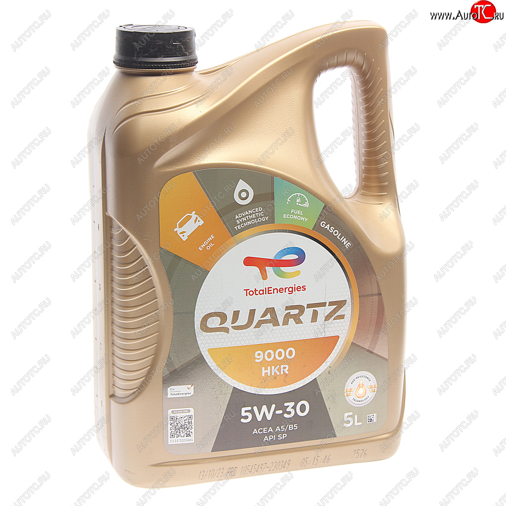 5 599 р. Масло моторное QUARTZ 9000 ENERGY HKR 5W30 синт.5л TOTAL TOTAL 230349  с доставкой в г. Пермь