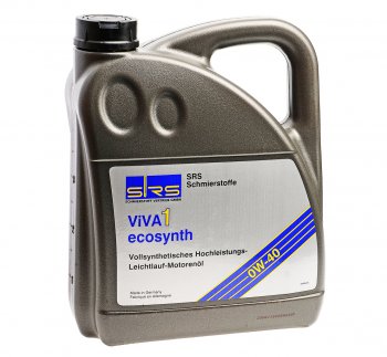 7 349 р. Масло моторное VIVA 1 ECOSYNTH 0W40 синт.4л SRS SRS 4033885000854  с доставкой в г. Пермь. Увеличить фотографию 1