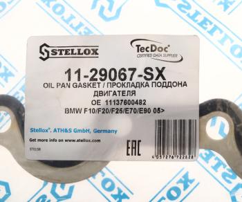 1 889 р. Прокладка BMW 1 (E82,E88,F20) поддона масляного STELLOX STELLOX 11-29067-sx  с доставкой в г. Пермь. Увеличить фотографию 4