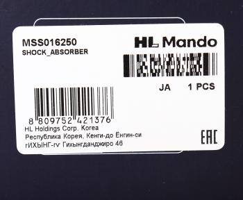 9 499 р. Амортизатор SUBARU Tribeca (05-) передний левый газовый MANDO MANDO mss016250 MANDO mss016250  с доставкой в г. Пермь. Увеличить фотографию 4