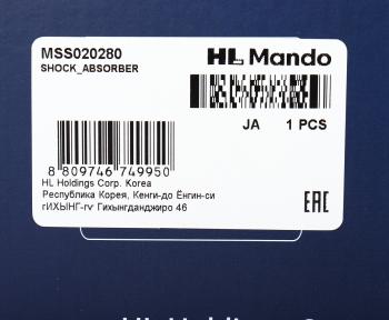 5 999 р. Амортизатор MAZDA CX-9 (07-) передний правый газовый MANDO MANDO mss020280 MANDO mss020280  с доставкой в г. Пермь. Увеличить фотографию 4