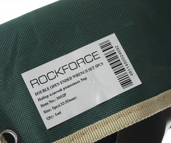 6 699 р. Набор ключей рожковых 32-55мм 5 предметов на полотне ROCKFORCE ROCKFORCE rf-5052p  с доставкой в г. Пермь. Увеличить фотографию 3
