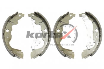 2 389 р. Колодки тормозные задние барабанные (4шт.) KORTEX Renault Kangoo KW0 рестайлинг (2013-2016)  с доставкой в г. Пермь. Увеличить фотографию 2