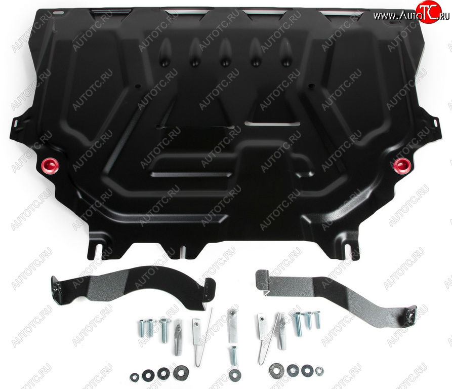 8 349 р. Защита картера и КПП FORD Kuga (16-) (Ecoboost) (с крепежом) АВТОБРОНЯ АВТОБРОНЯ 111.01873.1  с доставкой в г. Пермь