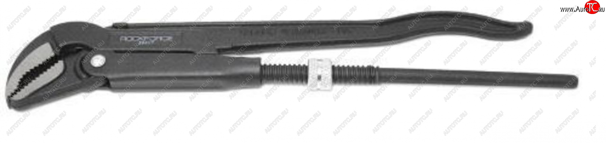 3 199 р. Ключ газовый 100мм 2 45град. ROCKFORCE ROCKFORCE rf-684l22  с доставкой в г. Пермь