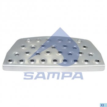 959 р. Подножка MAN TGA,TGS,TGX леваяправая (железная) SAMPA SAMPA 18200056  с доставкой в г. Пермь. Увеличить фотографию 1