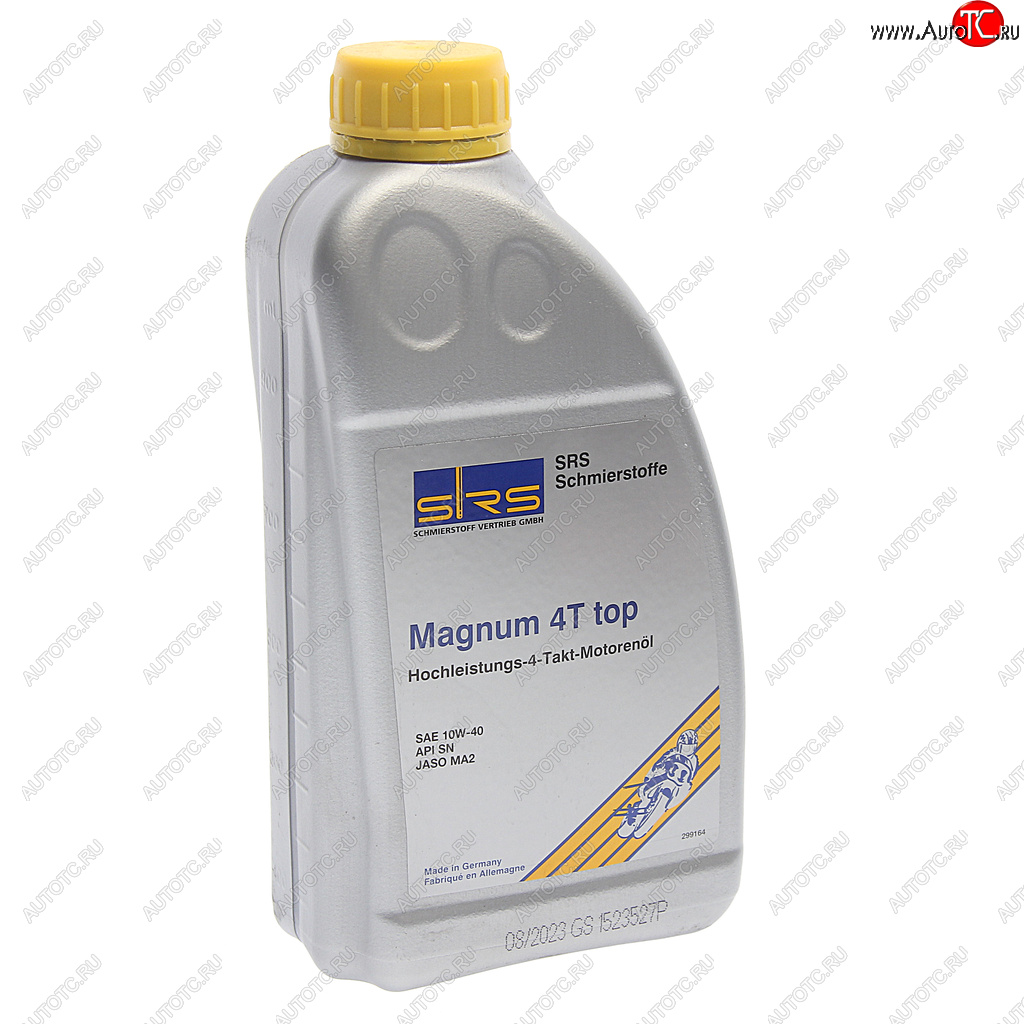 1 099 р. Масло моторное для 4-х тактных двигателей Magnum 4T Top 10W40 синт.1л SRS SRS 36278  с доставкой в г. Пермь