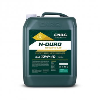 11 949 р. Масло дизельное N-Duro Engine LS CI-4E7E6 10W40 синт.20л CNRG CNRG cnrg-038-0020  с доставкой в г. Пермь. Увеличить фотографию 1