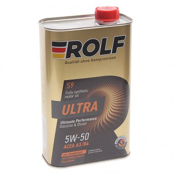 1 389 р. Масло моторное ULTRA A3B4 5W50 синт.1л ROLF ROLF 322951  с доставкой в г. Пермь. Увеличить фотографию 1