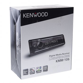 8 399 р. Магнитола автомобильная 1DIN KENWOOD KENWOOD kmm-106  с доставкой в г. Пермь. Увеличить фотографию 4