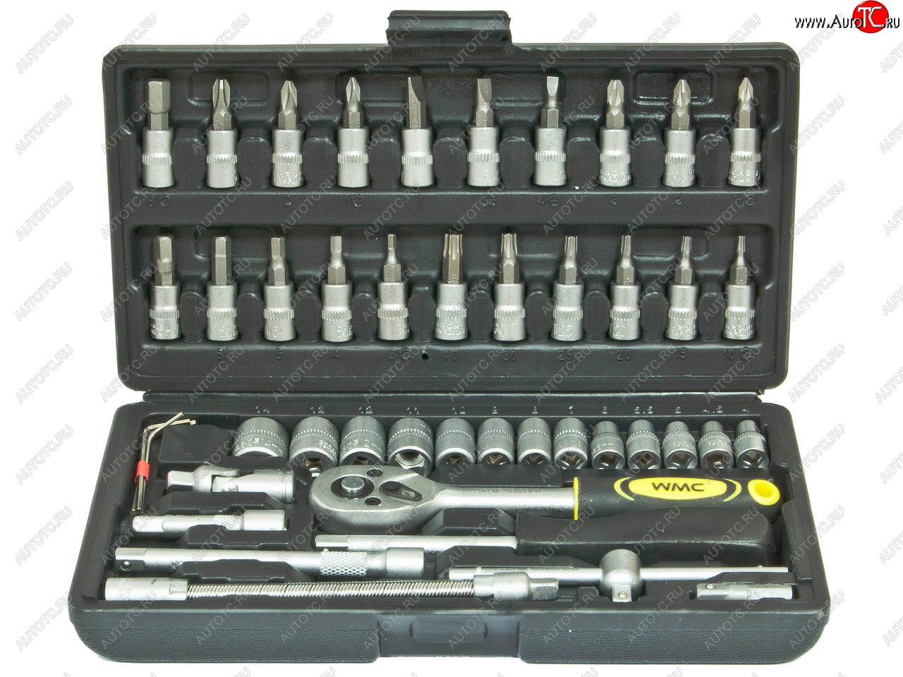 969 р. Набор головок торцевых и бит-головок 14 46 предметов WMC TOOLS WMC TOOLS wmc-2462-5  с доставкой в г. Пермь