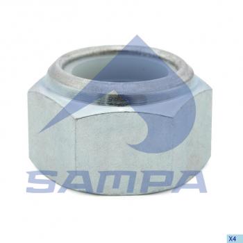 Гайка SCHMITZ болта рессоры (M27x2) SAMPA SAMPA 104.007