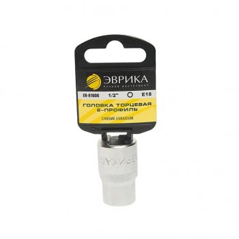 103 р. Головка торцевая 12 TORX E18 с держателем ЭВРИКА ЭВРИКА er-91606h  с доставкой в г. Пермь. Увеличить фотографию 1