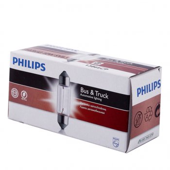 83 р. Лампа 24V C10W SV8.5-8 43мм PHILIPS PHILIPS 13866cp  с доставкой в г. Пермь. Увеличить фотографию 1