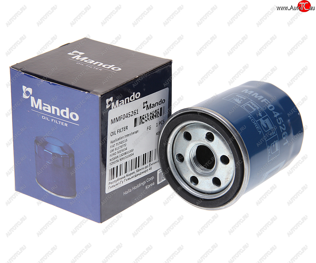 319 р. Фильтр масляный TOYOTA Corolla (09-) (1.41.6) MANDO MANDO mmf045261  с доставкой в г. Пермь