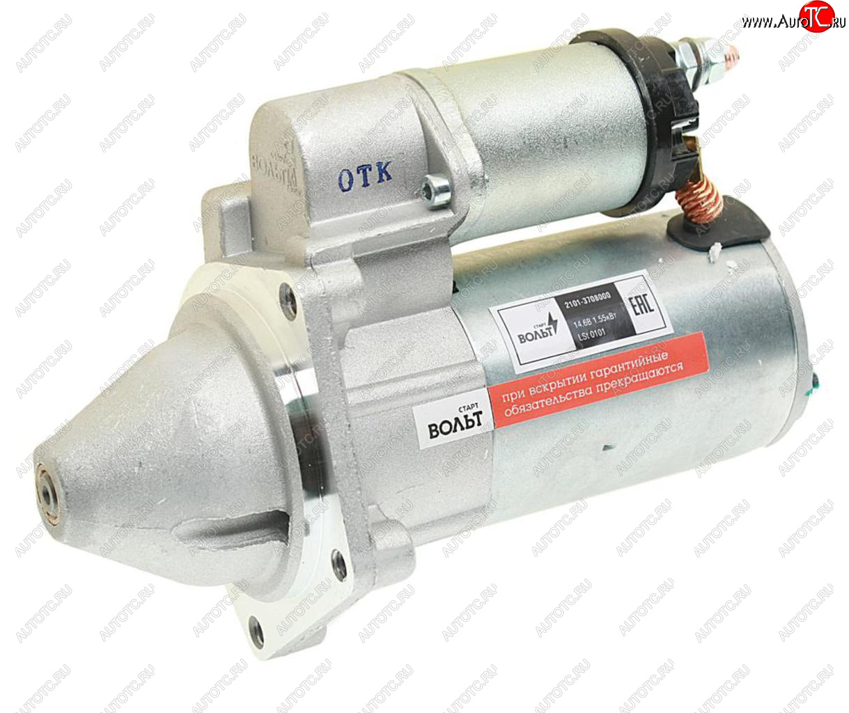 4 999 р. Стартер ВАЗ-2101-2107,2121,2123 редукторный z=11 1.44кВт STARTVOLT STARTVOLT lst 0101  с доставкой в г. Пермь