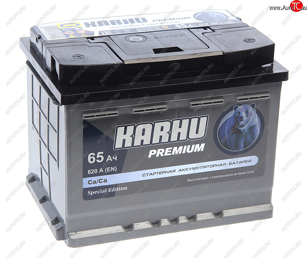 8 299 р. Аккумулятор KARHU Premium 65Ач KAINAR 6ст65(1)  с доставкой в г. Пермь