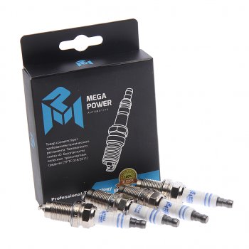 1 499 р. Свеча зажигания VW Golf 5,6,Jetta,Passat B6 AUDI A3 SKODA Octavia,Fabia (1.4 FSI) (4шт.) MEGAPOWER MEGAPOWER 370-31-122  с доставкой в г. Пермь. Увеличить фотографию 2