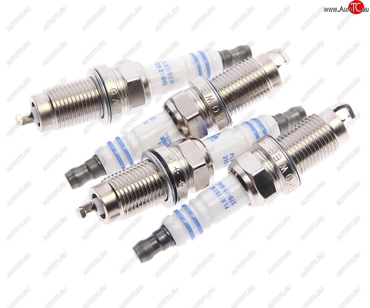 1 499 р. Свеча зажигания VW Golf 5,6,Jetta,Passat B6 AUDI A3 SKODA Octavia,Fabia (1.4 FSI) (4шт.) MEGAPOWER MEGAPOWER 370-31-122  с доставкой в г. Пермь