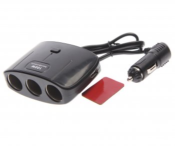 299 р. Разветвитель прикуривателя 3-х гнездовой 12-24V 2USB OLESSON OLESSON no.1635  с доставкой в г. Пермь. Увеличить фотографию 1
