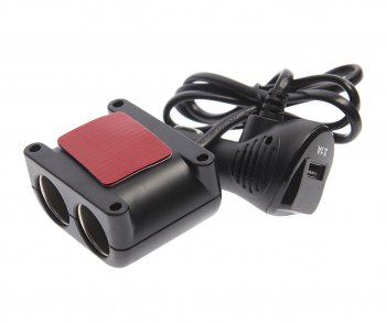 569 р. Разветвитель прикуривателя 2-х гнездовой 12-24V 1USB OLESSON OLESSON no.1641  с доставкой в г. Пермь. Увеличить фотографию 2