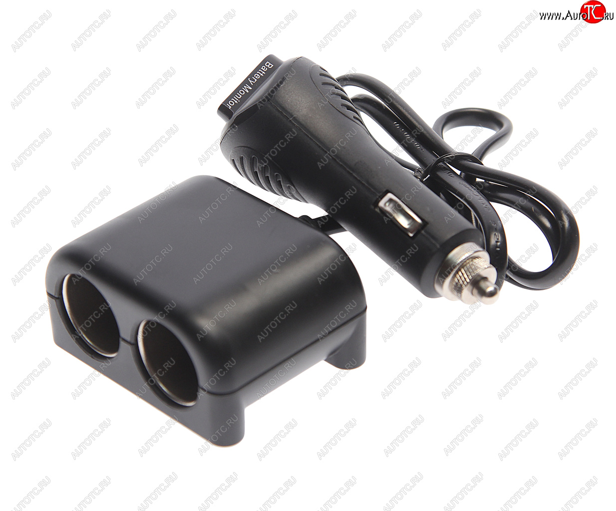 569 р. Разветвитель прикуривателя 2-х гнездовой 12-24V 1USB OLESSON OLESSON no.1641  с доставкой в г. Пермь