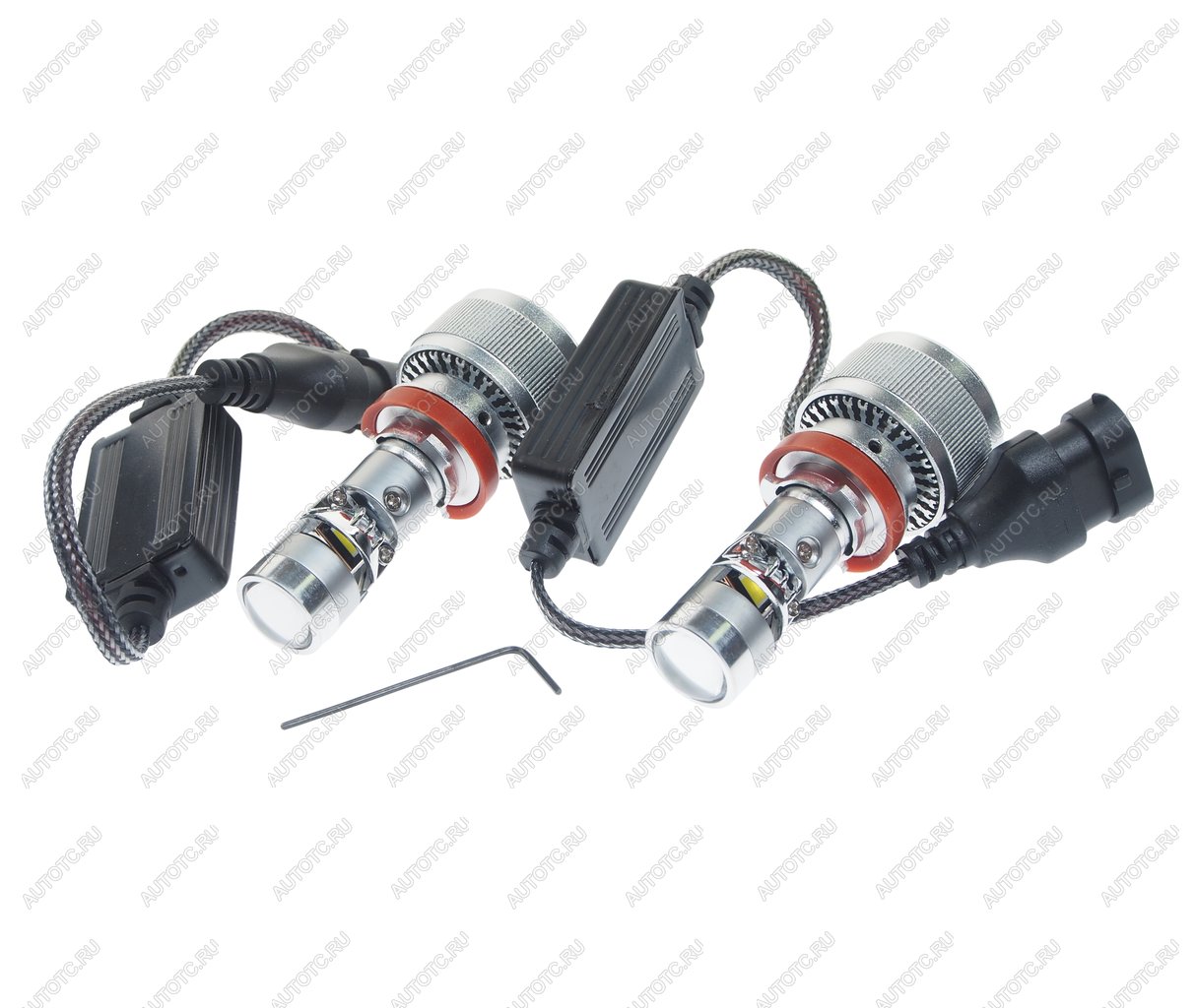 4 949 р. Лампа светодиодная 12V H11 PGJ19-2 линза 4300K бокс (2шт.) CLEARLIGHT CLEARLIGHT kbm cl h11 mini pro 4k-2  с доставкой в г. Пермь