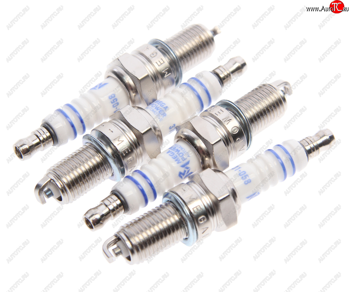 268 р. Свеча зажигания мото APRILIA KTM KAWASAKI SUZUKI YAMAHA HONDA (4шт.) MEGAPOWER MEGAPOWER 370-31-110  с доставкой в г. Пермь
