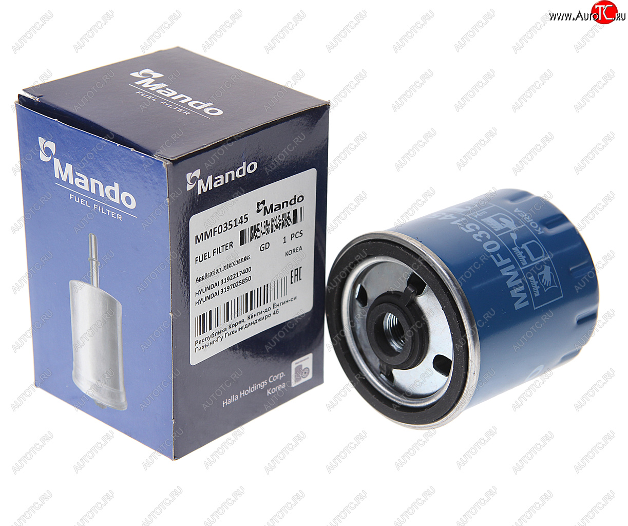 599 р. Фильтр топливный HYUNDAI Accent (99-),Getz (02-) MANDO MANDO mmf035145  с доставкой в г. Пермь