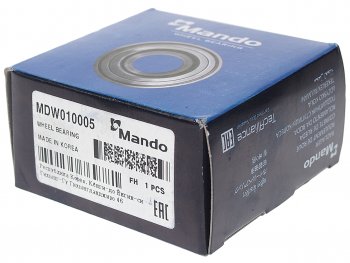 2 899 р. Подшипник ступицы HYUNDAI Elantra (11-) KIA Cerato (08-),Ceed (06-),Soul передней MANDO MANDO mdw010005 MANDO mdw010005  с доставкой в г. Пермь. Увеличить фотографию 2