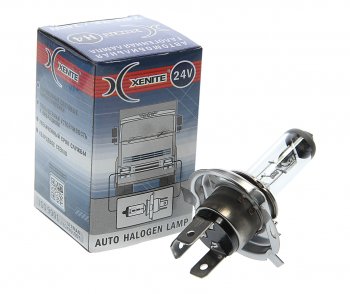 202 р. Лампа 24V H4 7570W P43t 3200К Standard XENITE XENITE 1007064  с доставкой в г. Пермь. Увеличить фотографию 2