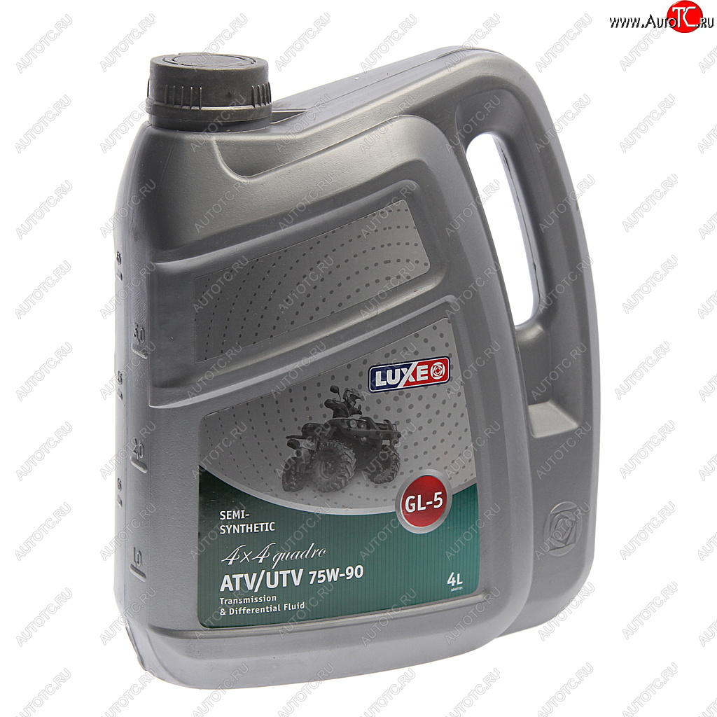 2 399 р. Масло трансмиссионное 4x4 QUADRO ATVUTV GL-5 75W90 псинт.4л LUXE LUXE 30407  с доставкой в г. Пермь
