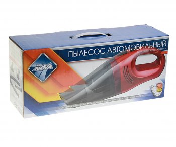3 169 р. Пылесос автомобильный 12V 100W для сухой и влажной уборки красный NOVA BRIGHT NOVA BRIGHT 46883  с доставкой в г. Пермь. Увеличить фотографию 3