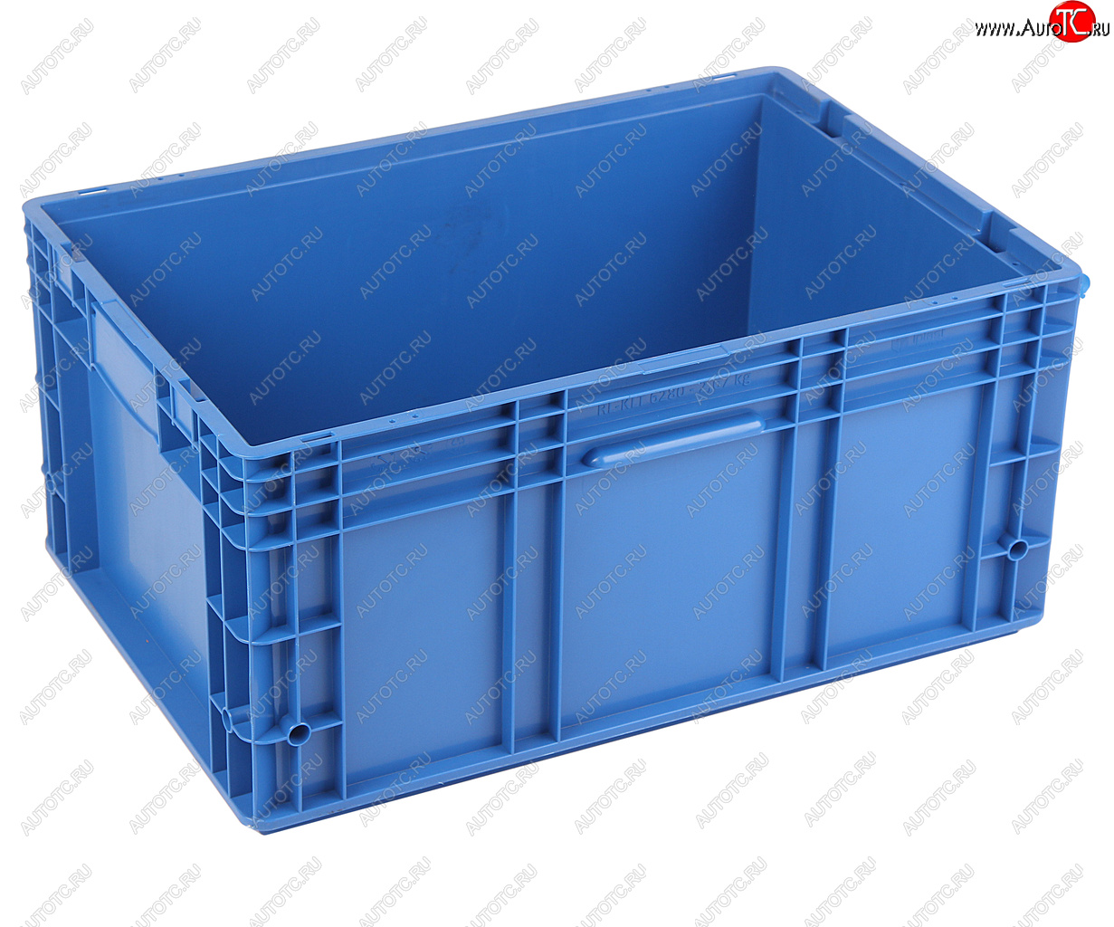 1 749 р. Ящик полимерный многооборотный 594х396х280мм синий IPLAST IPLAST ip-530859  с доставкой в г. Пермь