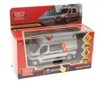1 699 р. Модель автомобиля RENAULT Master металлическая (свет, звук) ТЕХНОПАРК ТЕХНОПАРК master-14spol-sr  с доставкой в г. Пермь. Увеличить фотографию 1