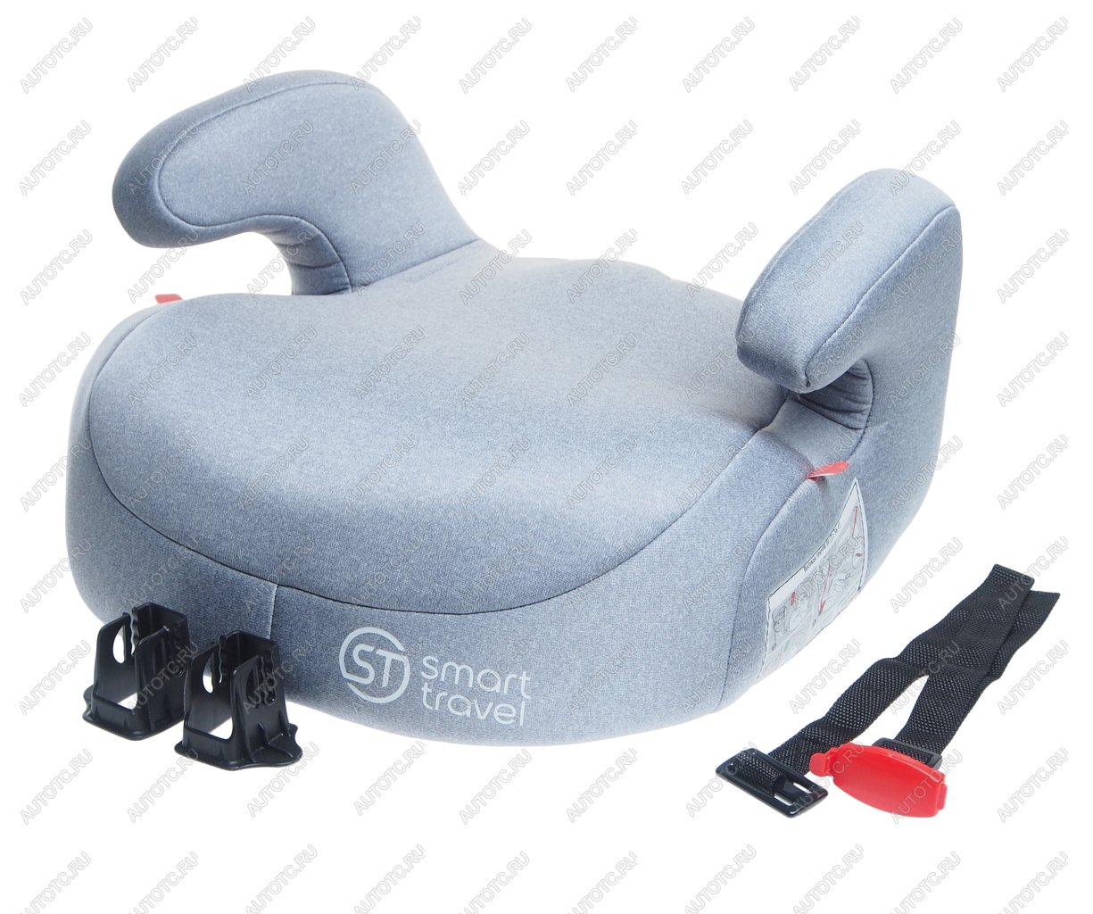 5 349 р. Подушка авт.детская БУСТЕР 22-36кг (III) 6-12лет св.серая Isofix SMART TRAVEL SMART TRAVEL kres3906  с доставкой в г. Пермь
