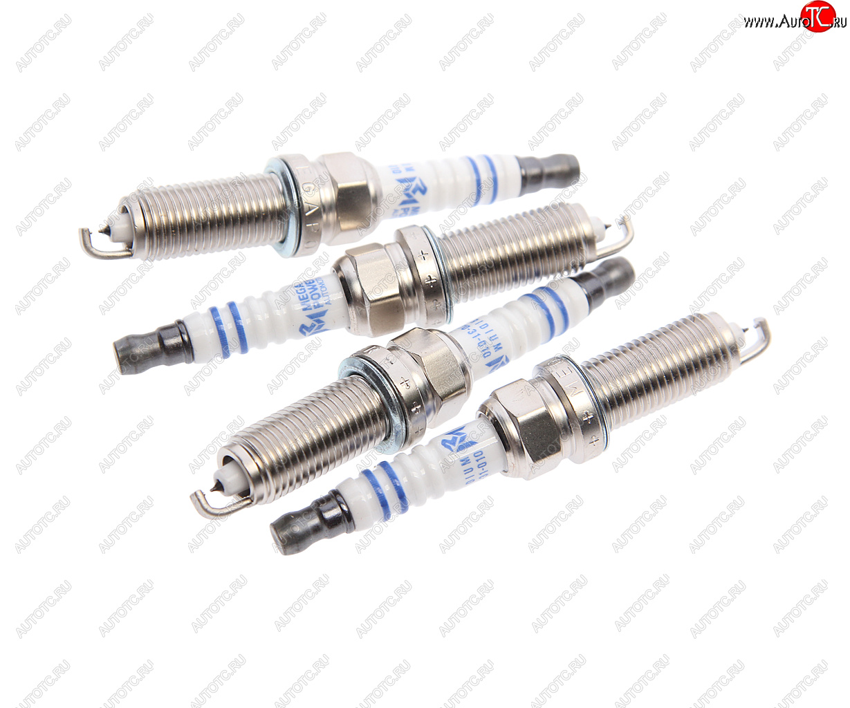 1 539 р. Свеча зажигания MAZDA 6 (12-) (4шт.) MEGAPOWER MEGAPOWER 370-31-108  с доставкой в г. Пермь