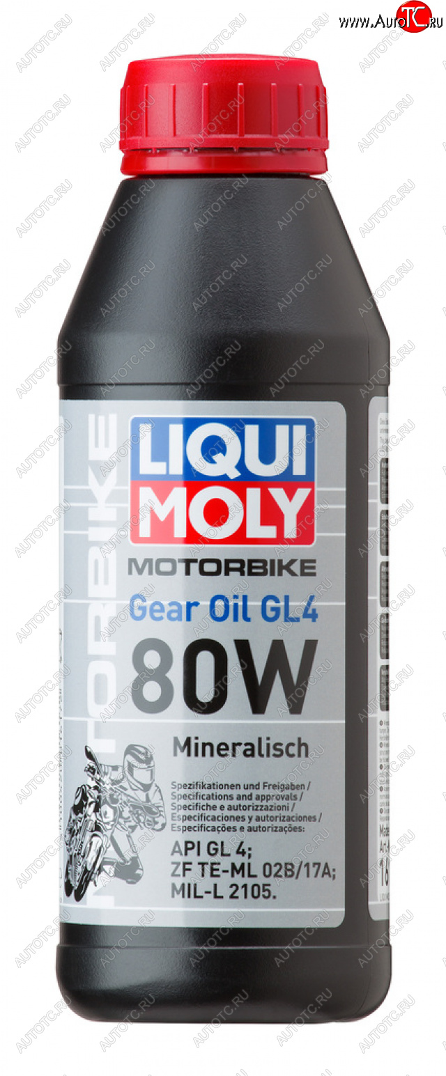 819 р. Масло трансмиссионное RACING GEAR OIL мото GL-4 80W мин.0.5л LIQUI MOLY LIQUI MOLY 1617  с доставкой в г. Пермь