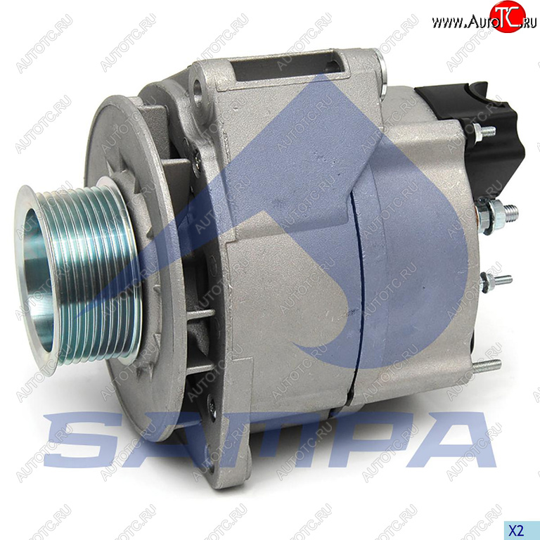 17 499 р. Генератор MERCEDES дв.OM541,542 28В 100А с шкивом (9 ручьев) SAMPA SAMPA 206.135  с доставкой в г. Пермь