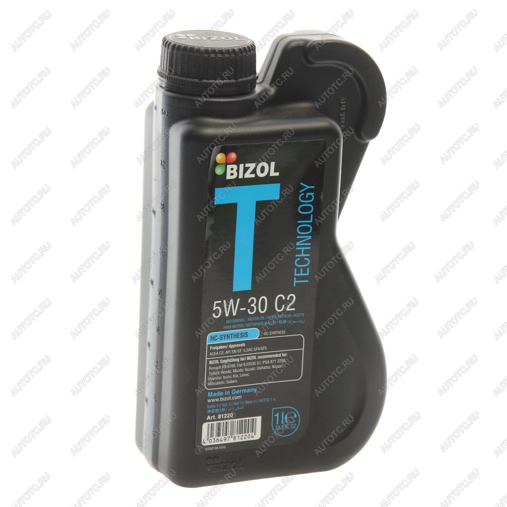 1 389 р. Масло моторное TECHNOLOGY 5W30 C2 синт.1л BIZOL BIZOL 81220  с доставкой в г. Пермь