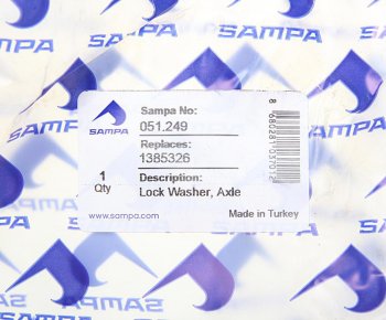1 139 р. Шайба DAF ступицы стопорная SAMPA SAMPA 051.249  с доставкой в г. Пермь. Увеличить фотографию 3