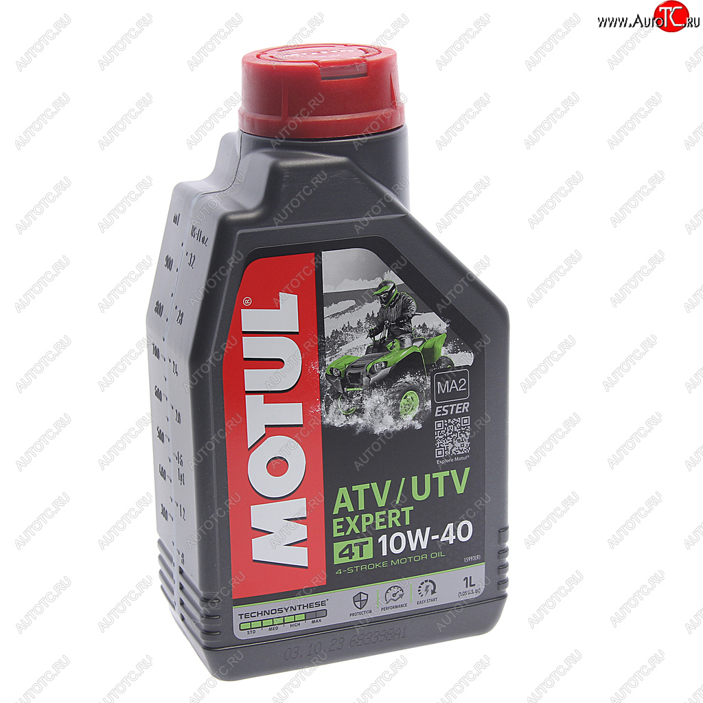 1 599 р. Масло моторное для 4-х тактных двигателей ATV-UTV EXPERT 4T 10W40 псинт.1л MOTUL MOTUL 105938  с доставкой в г. Пермь