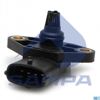 1 059 р. Датчик давления MAN TGA,TGL,TGX наддува SAMPA SAMPA 093.304  с доставкой в г. Пермь. Увеличить фотографию 1