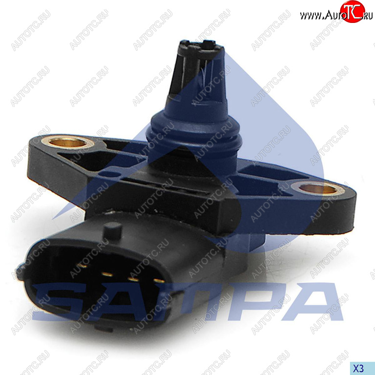 1 059 р. Датчик давления MAN TGA,TGL,TGX наддува SAMPA SAMPA 093.304  с доставкой в г. Пермь