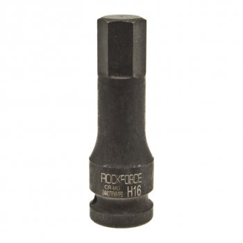 379 р. Бита-головка 12 HEX H16 L=79мм ударная ROCKFORCE ROCKFORCE rf-24407816mpb  с доставкой в г. Пермь. Увеличить фотографию 1