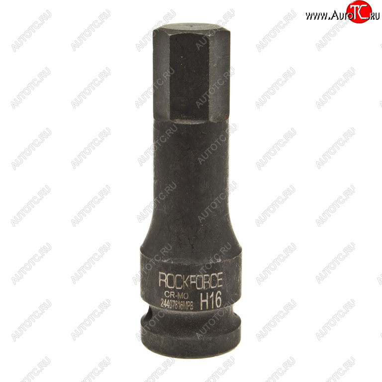379 р. Бита-головка 12 HEX H16 L=79мм ударная ROCKFORCE ROCKFORCE rf-24407816mpb  с доставкой в г. Пермь