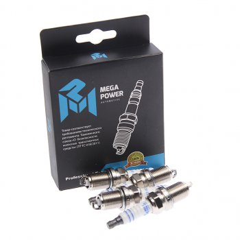 449 р. Свеча зажигания KIA Rio 2,Carens 2 (1.6),Spectra (16V) (4шт.) MEGAPOWER MEGAPOWER 370-31-095  с доставкой в г. Пермь. Увеличить фотографию 2