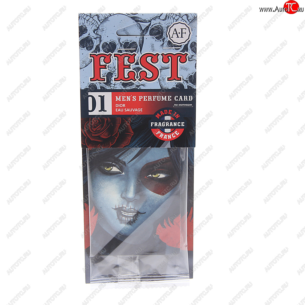 114 р. Ароматизатор подвесной пластина (Dior Eau Sauvage) Fest AURA FRESH AURA FRESH 23396  с доставкой в г. Пермь