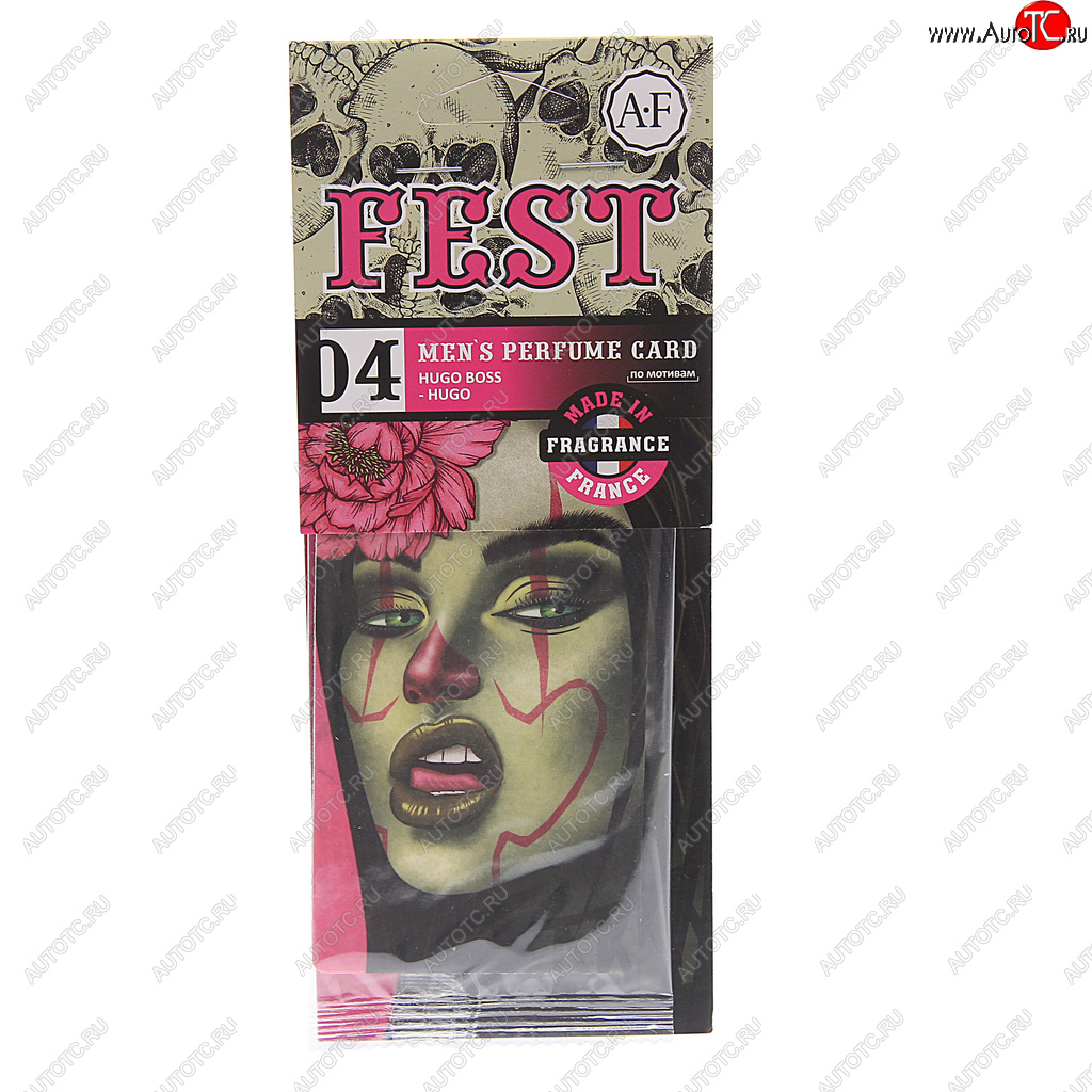 114 р. Ароматизатор подвесной пластина (Hugo Boss-Hugo) Fest AURA FRESH AURA FRESH 23422  с доставкой в г. Пермь